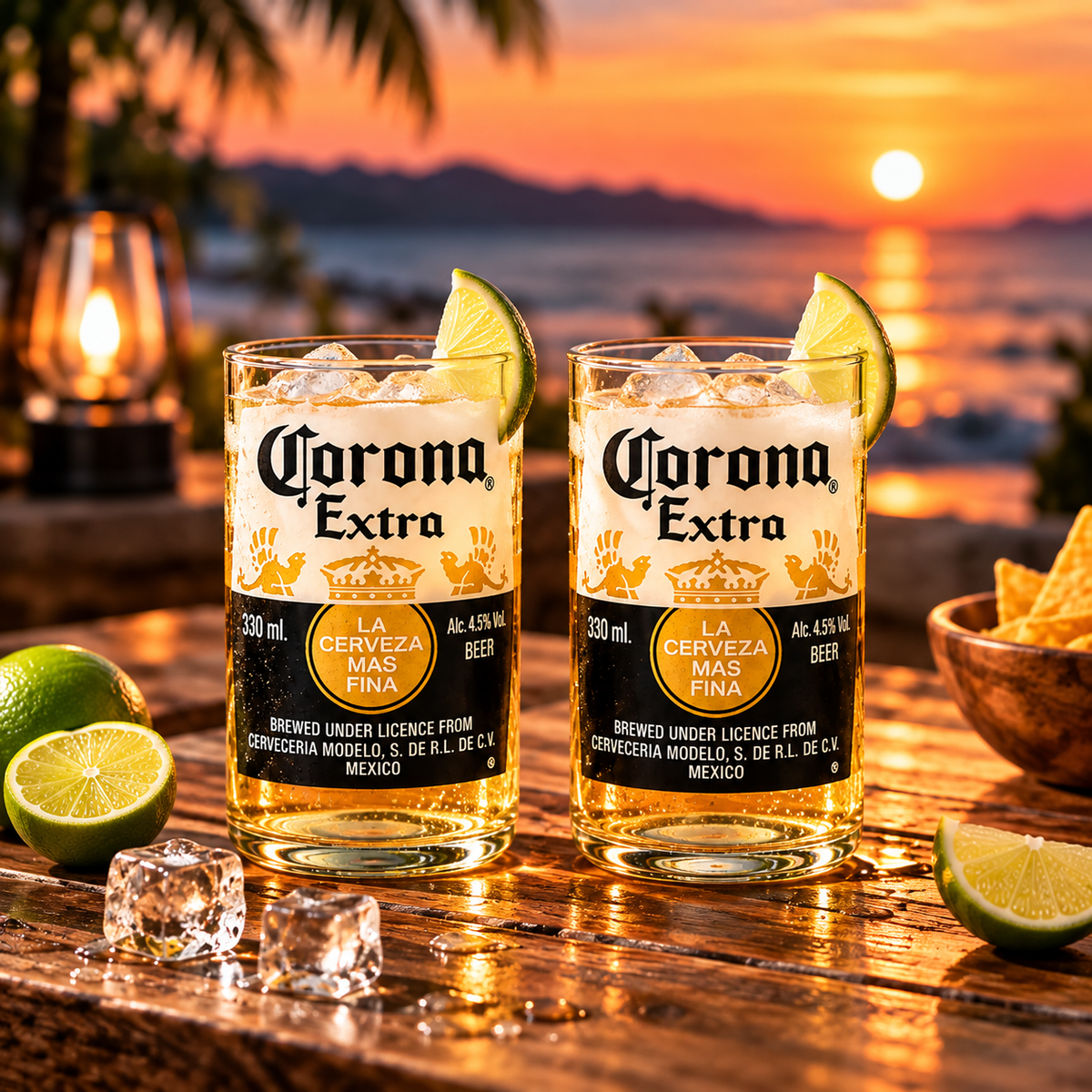 Corona Glasses - Set of 2