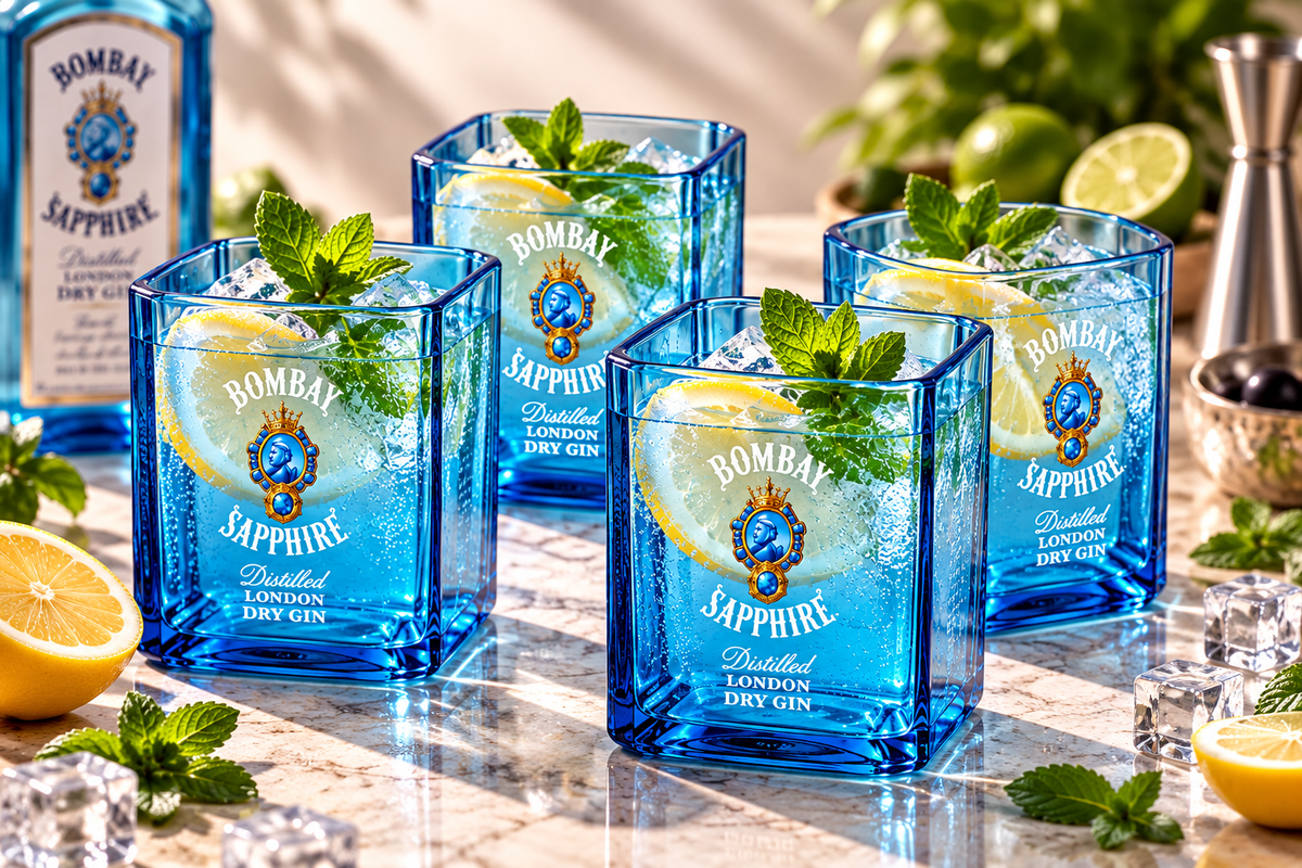 Bombay Sapphire - Set of 4