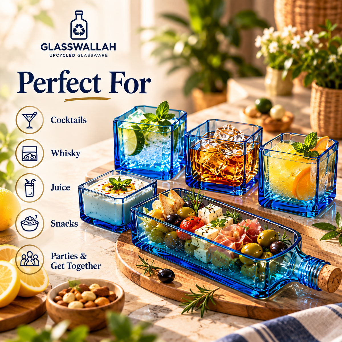 Bombay Sapphire Serving Set - 5 Pc