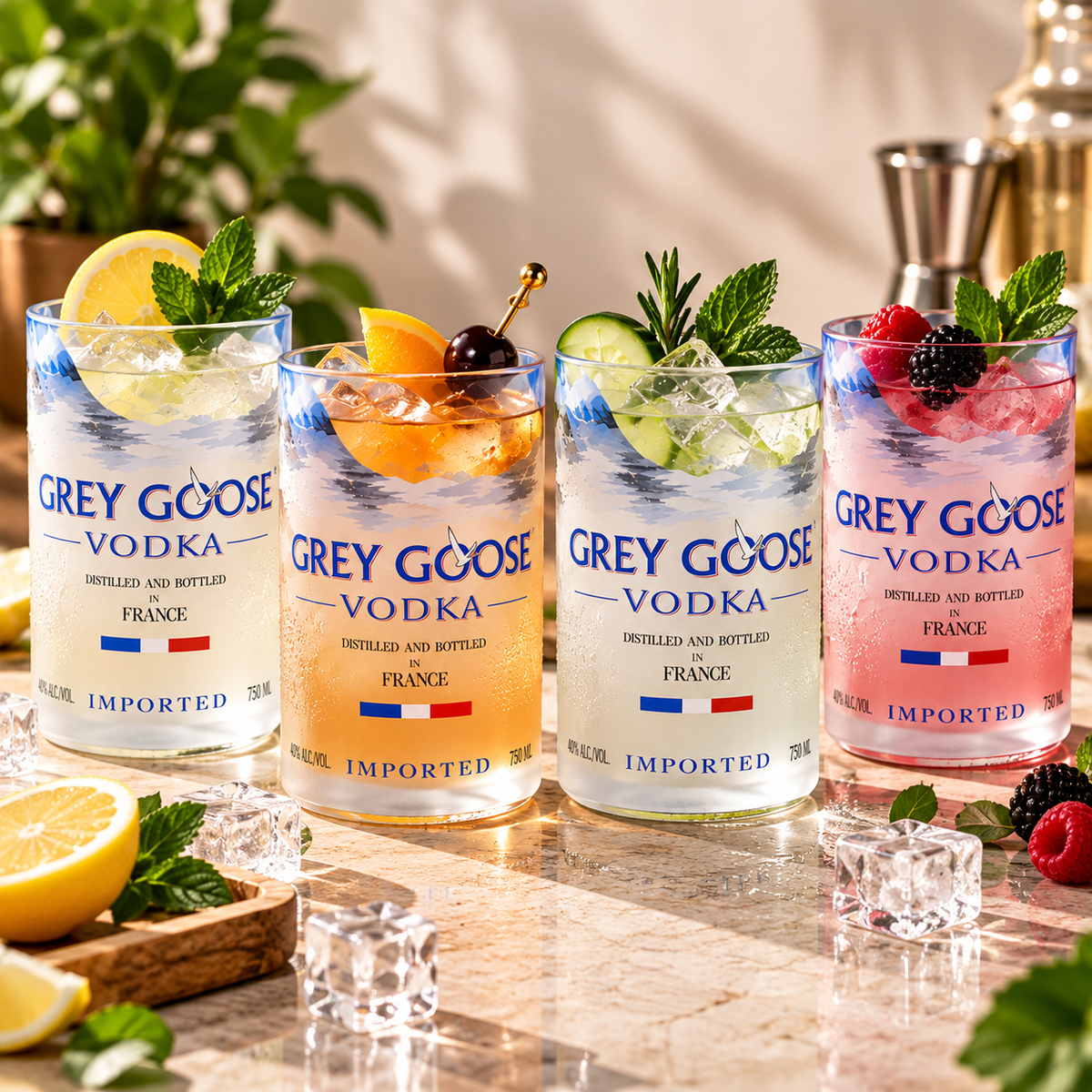 Grey Goose Glass - Set of 4