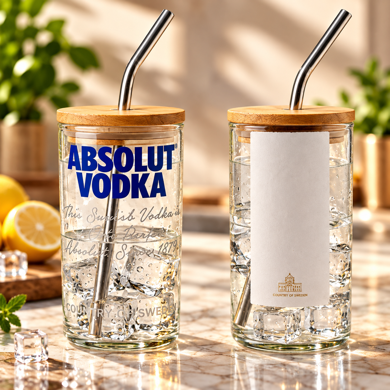 Absolut Bottle Sipper